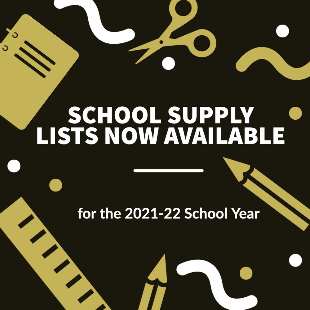 School Supply Lists Available