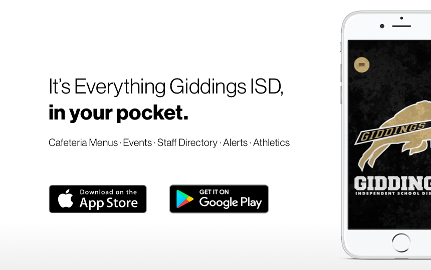 Giddings ISD's new app is available for both iOS and Android