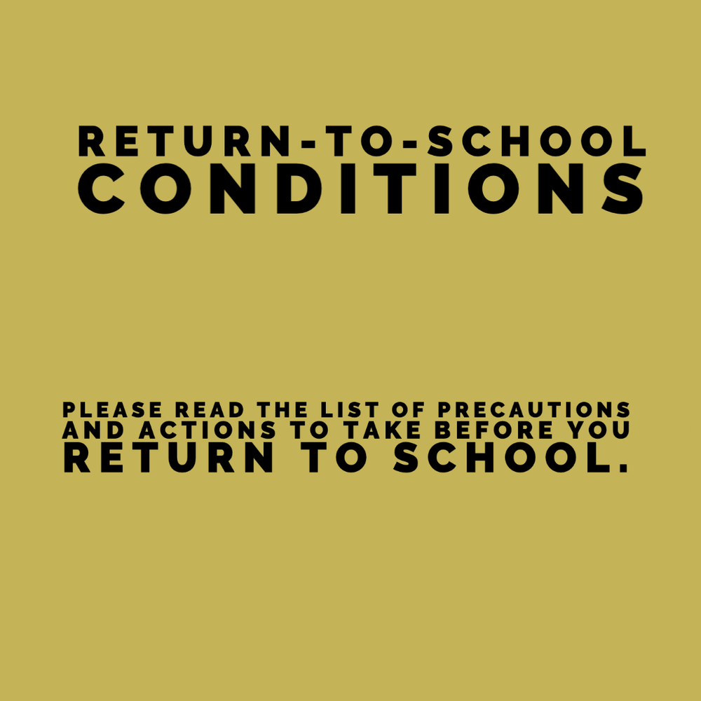 Return-To-School Conditions
