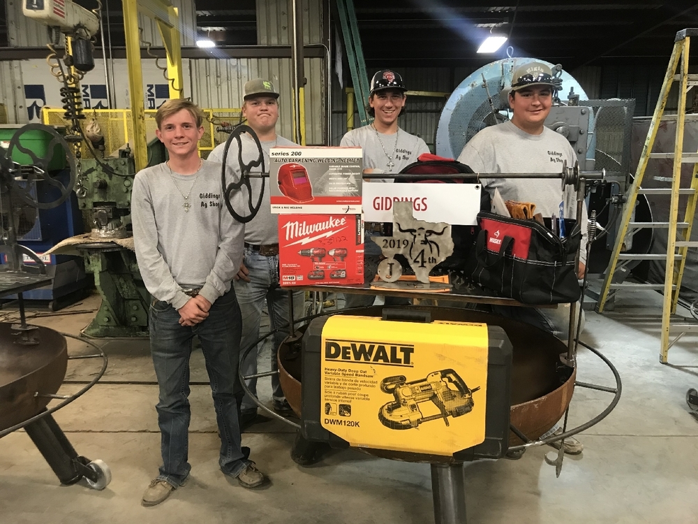 Ag Shop Welding Team Places 4th