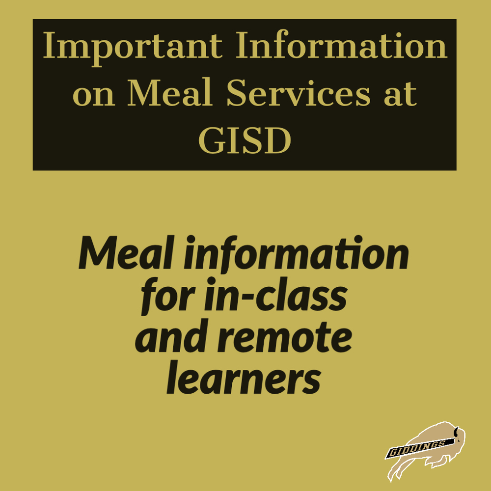 Important Information on Meal Services