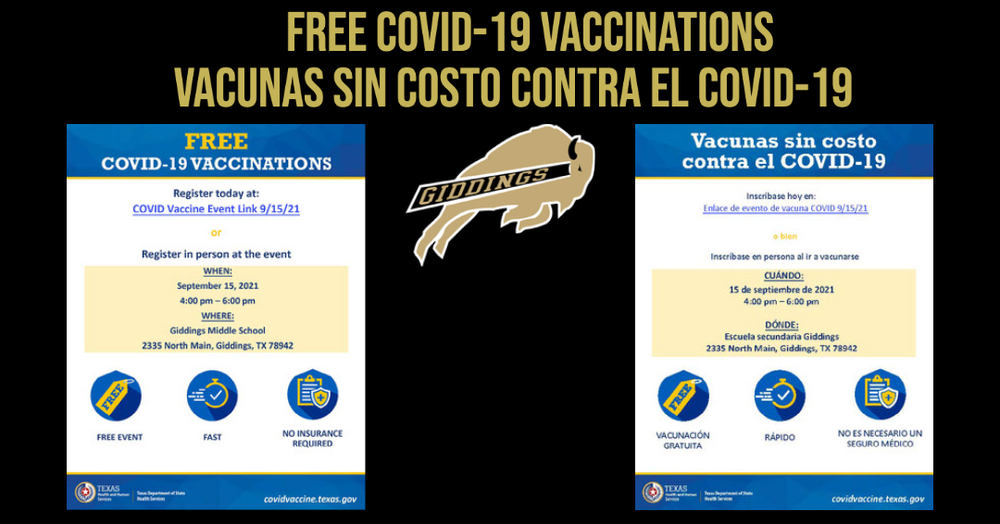 Free COVID-19 Vaccinations