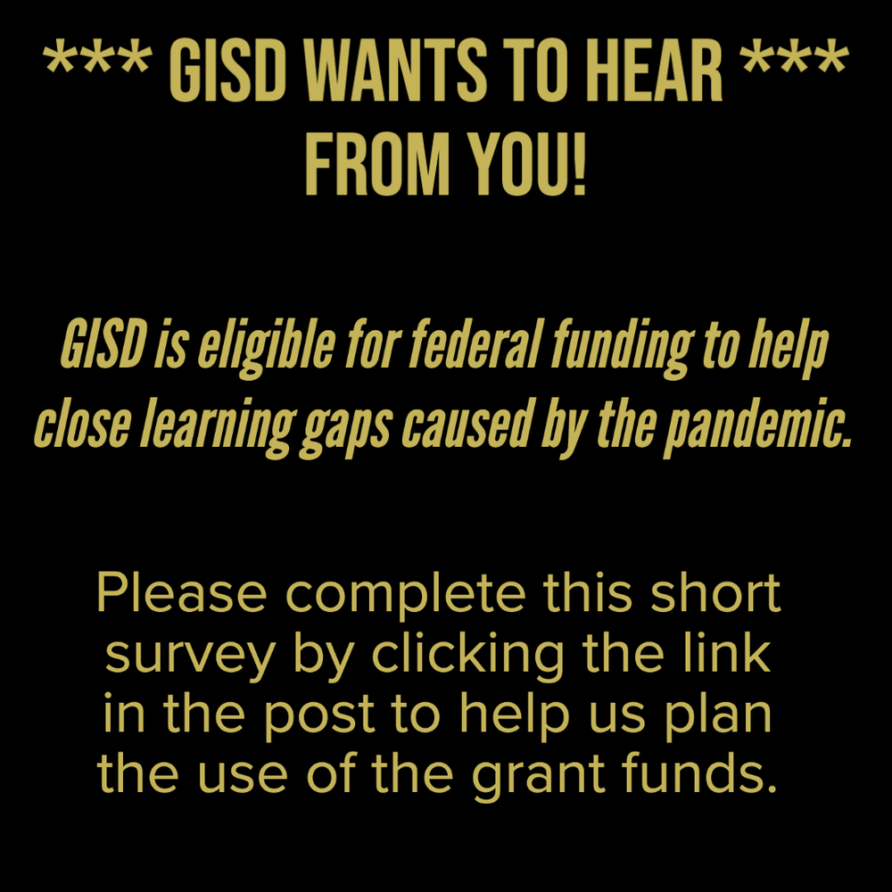 GISD Wants to Hear from You