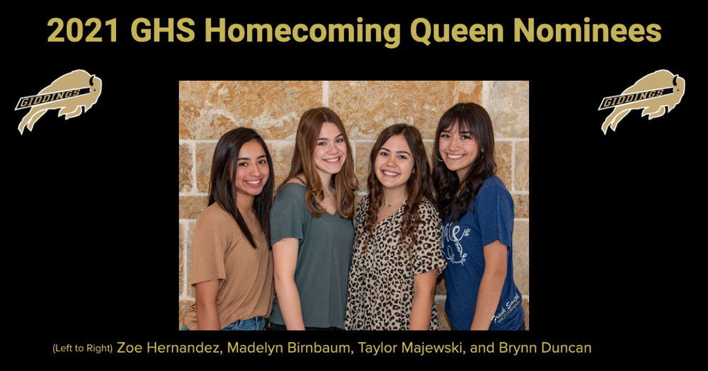 2021 GHS Homecoming Queen Nominees