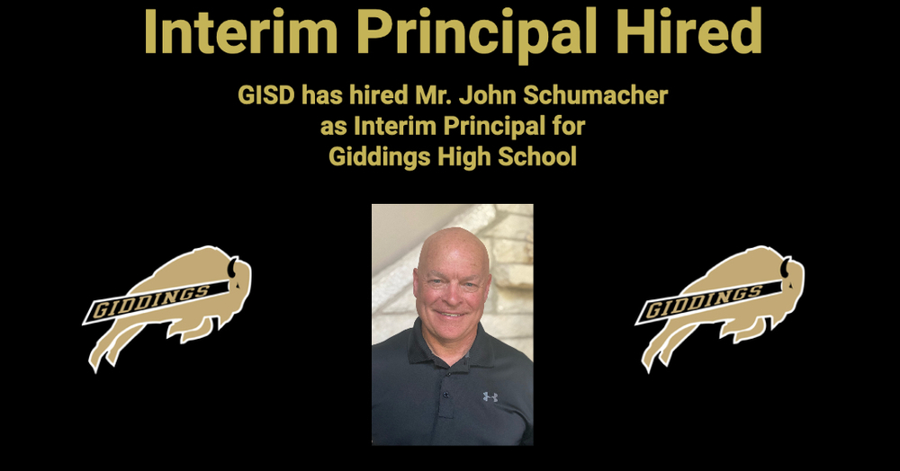 Interim Principal Hired