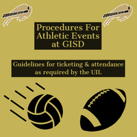 Procedures For Athletic Events at GISD
