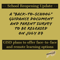 Reopening Guidance Document to be released July 27