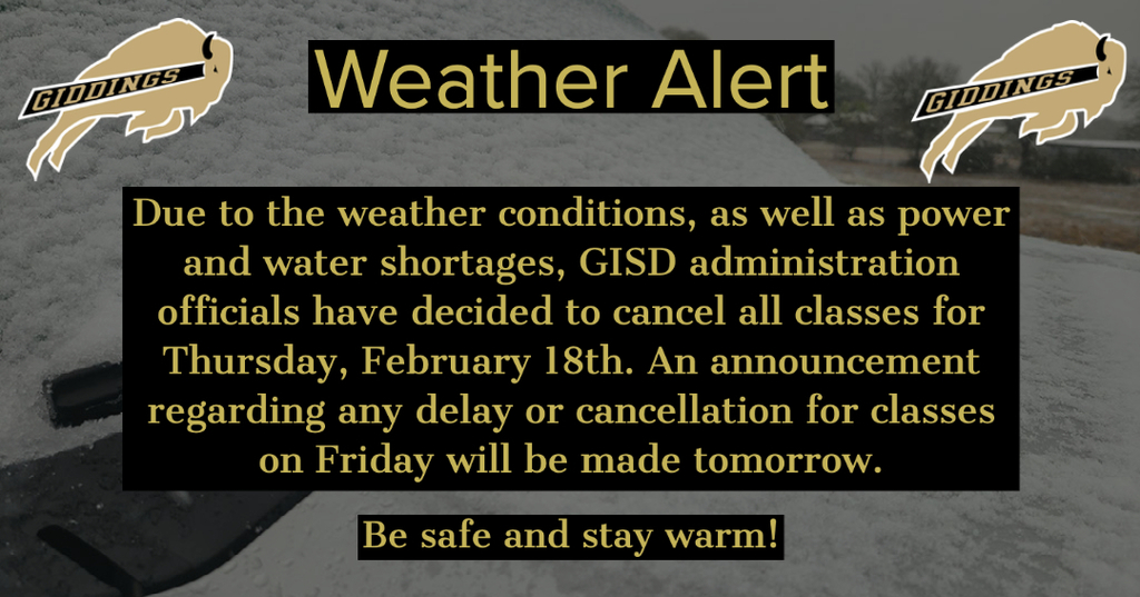 Classes Cancelled