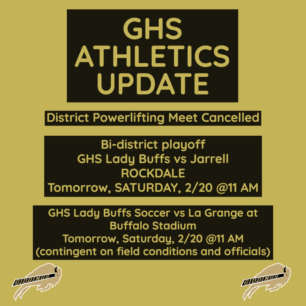 Athletics Update