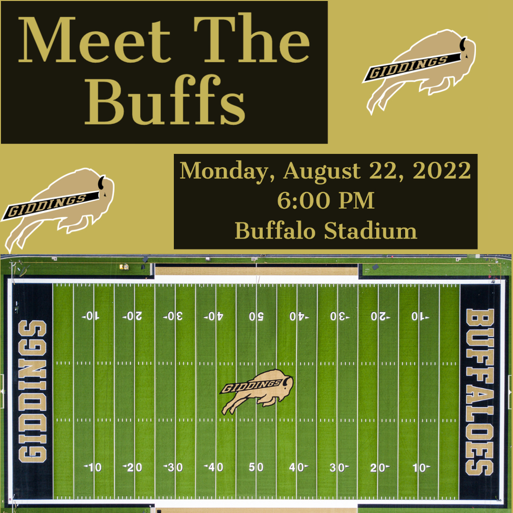 Meet The Buffs August 22 at 6pm